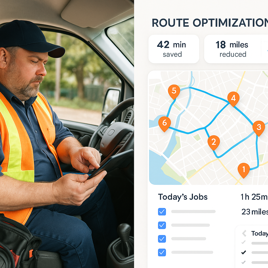 How Route Optimization Makes Life Easier for Field Service Teams: Real Time and Cost Savings — FieldWise HQ